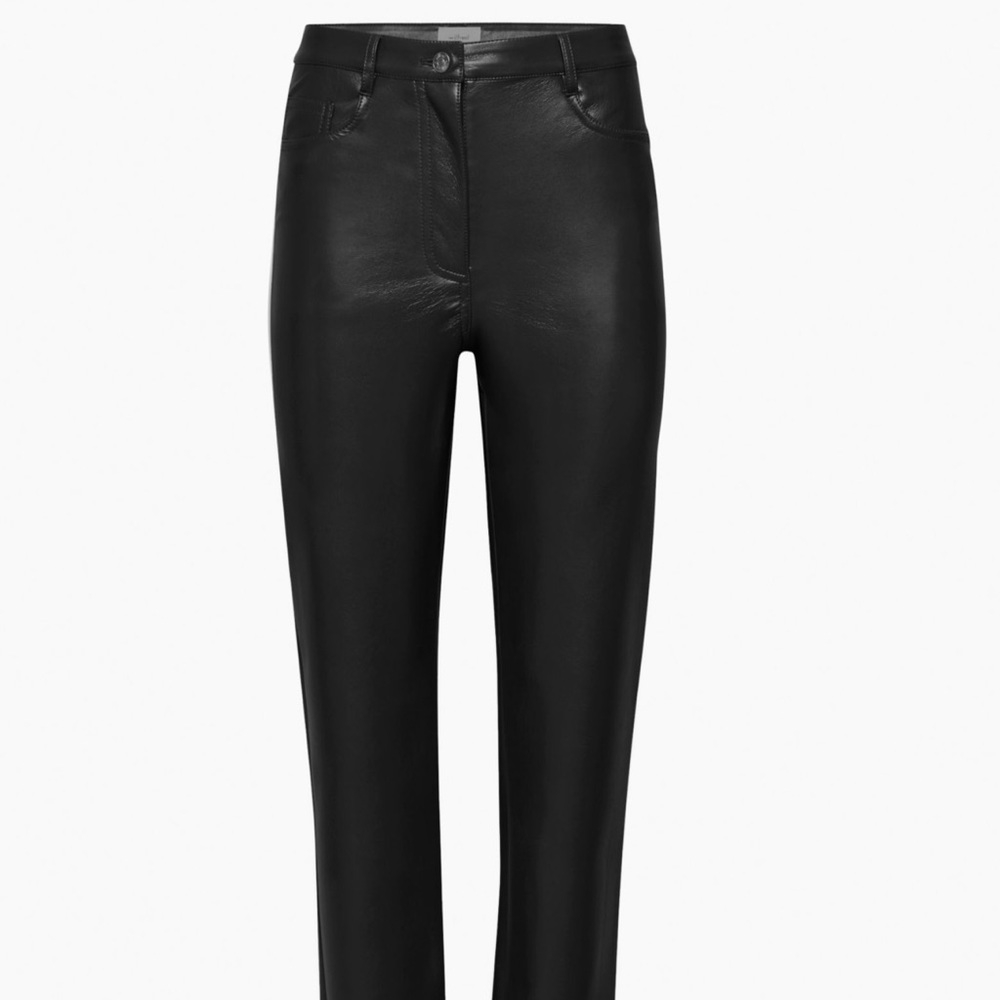 Aritzia Wilfred Leather Pants